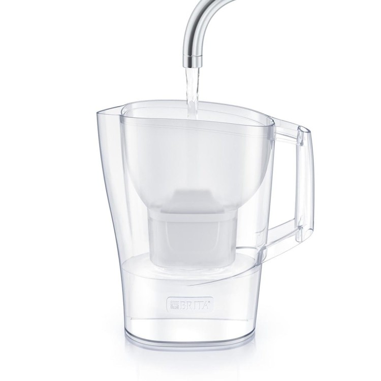 Dzbanek BRITA Aluna 2,4l + 2 wkłady MAXTRA (biały)