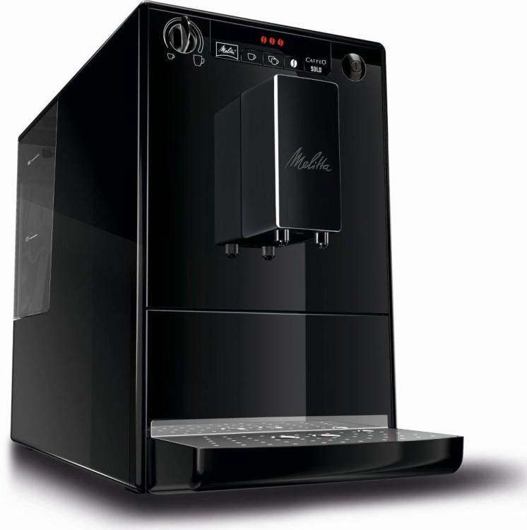 Ekspres ciśnieniowy automatyczny Melitta Solo E 950-222 (1400W; kolor czarny)