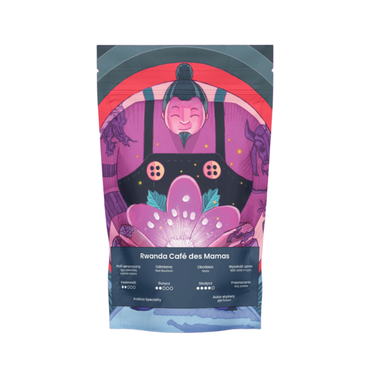 NOBLE COFFEE – kawa ziarnista Rwanda Cafe des Mamas Filtr 250 g.png